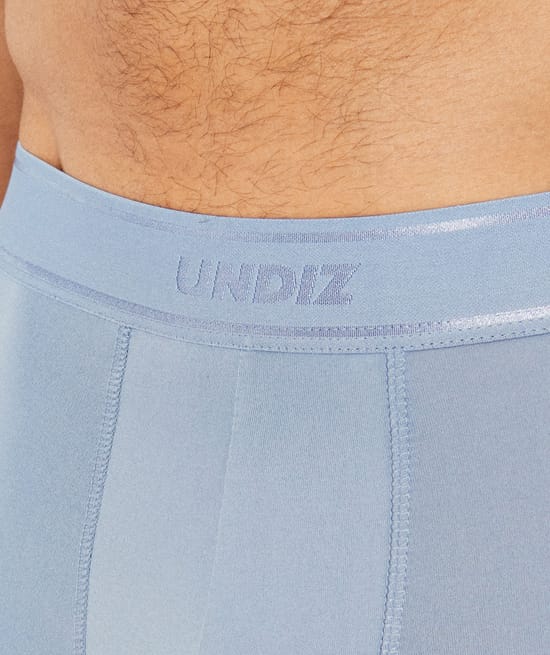 Plain microfibre boxer shorts;