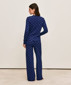 Cardigan en pointelle &agrave; imprim&eacute; coeurs;