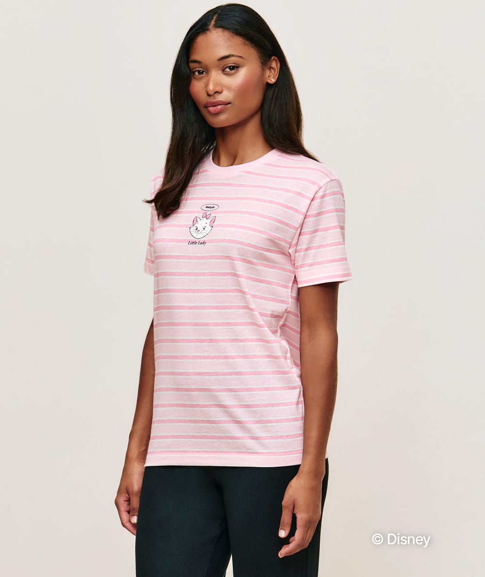 Marie striped jersey T-shirt;