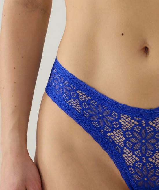 Lace cheeky;