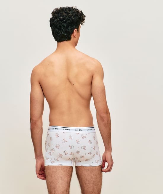 Printed animal cotton boxer;
