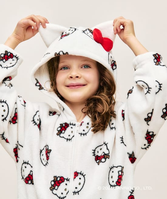 Combinaison sherpa Hello Kitty enfant;