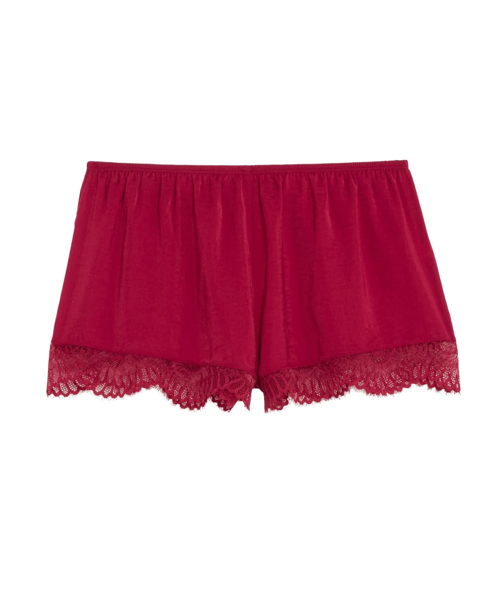 Satin Shorts;