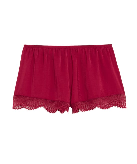 Satin Shorts;