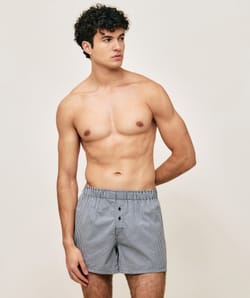 Cale&ccedil;on coton &agrave; carreaux;