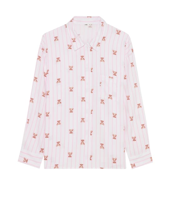 Chemise en flanelle à motifs;