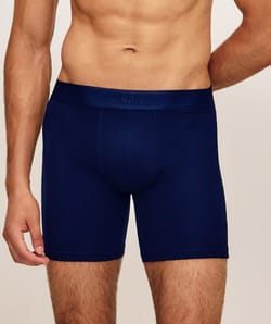Lange katoenen boxer;