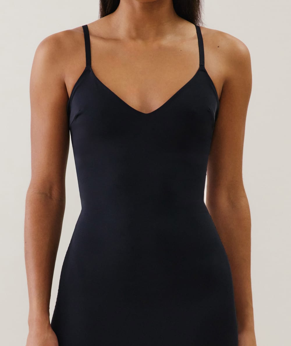 Vestido de microfibra;