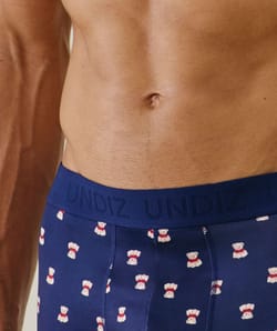 Boxer à motifs en coton;