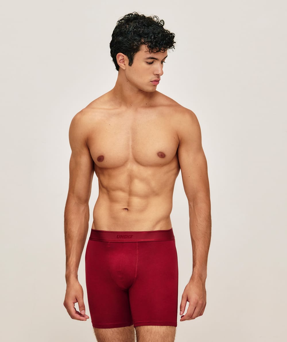 Boxer long en coton;