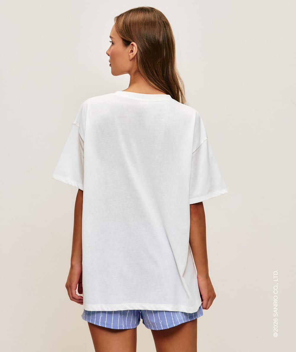 Cinnamoroll jersey t-shirt and shorts set;