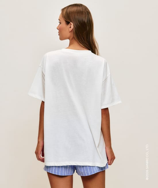 Cinnamoroll jersey t-shirt and shorts set;