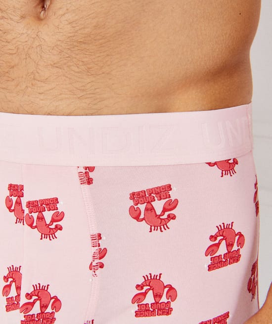 Patterned cotton boxers;