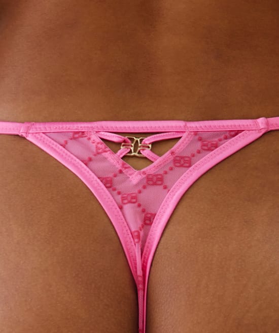 Mesh thong;