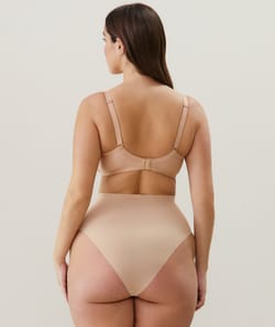 Microfiber balconette bra;