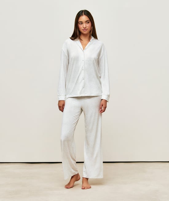 Jersey pajama set;
