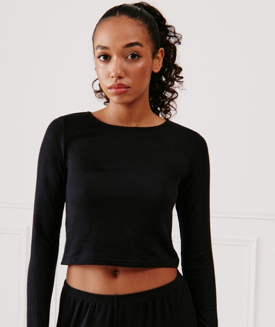 Knitted top;