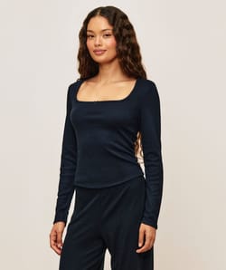 Top manches longues en jersey;