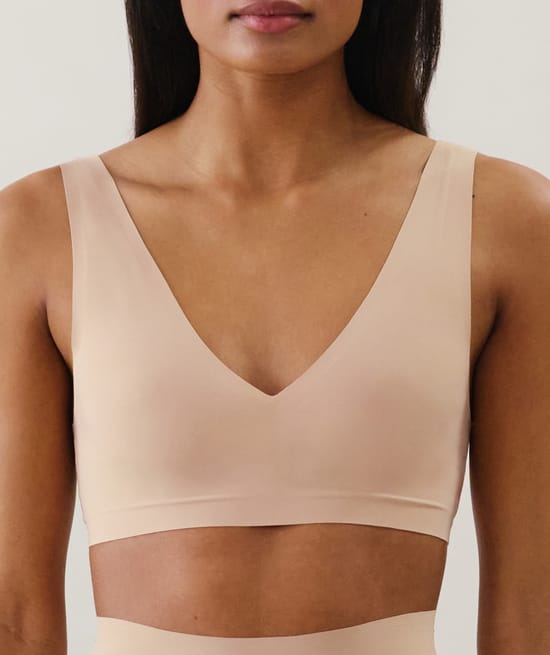 Microfiber bra;