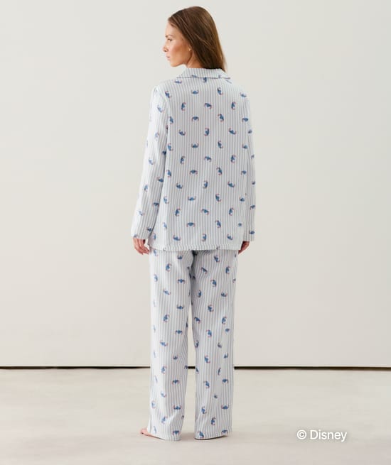 Stitch flannel trousers;