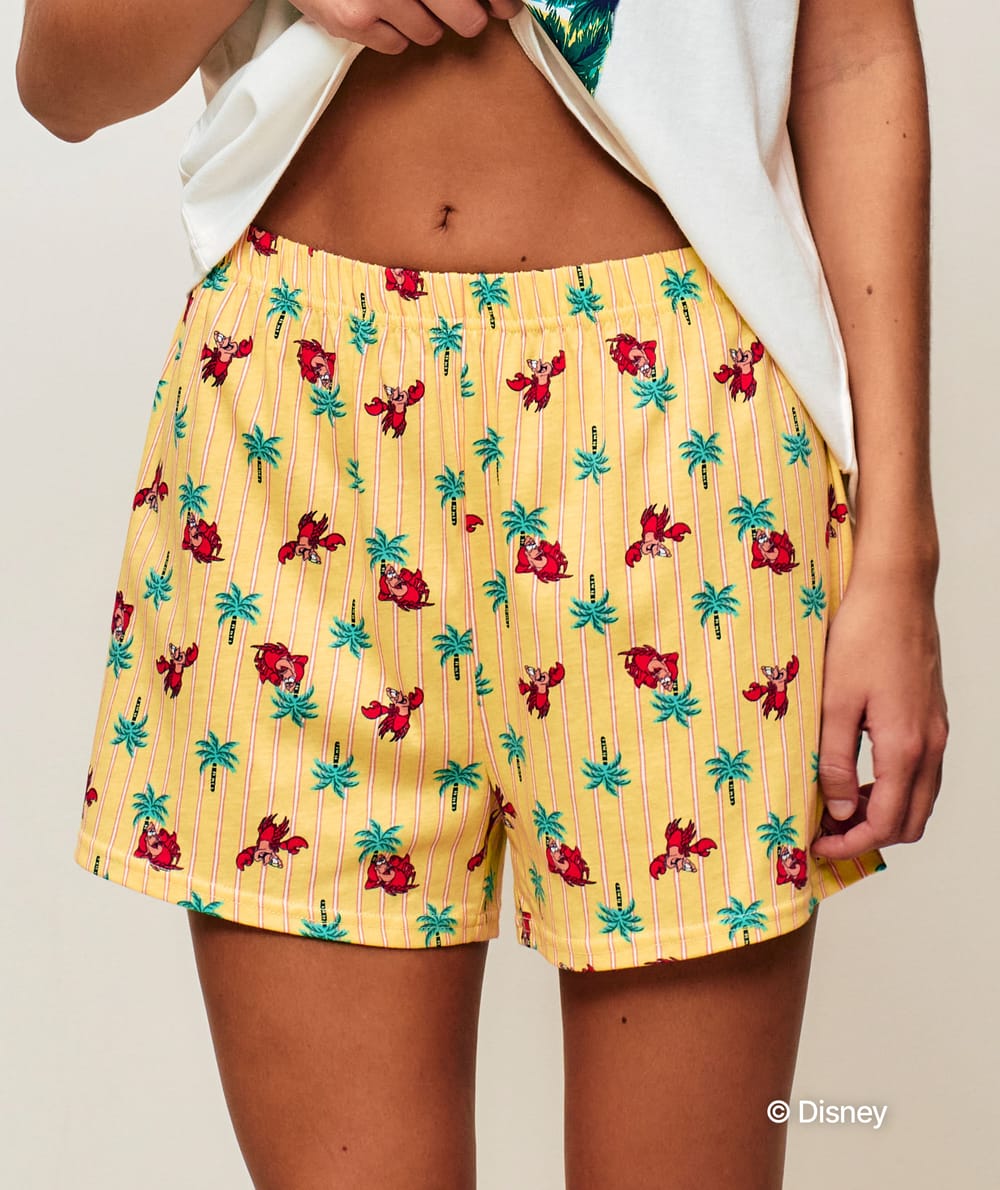 S&eacute;bastien the crab printed pajama set;