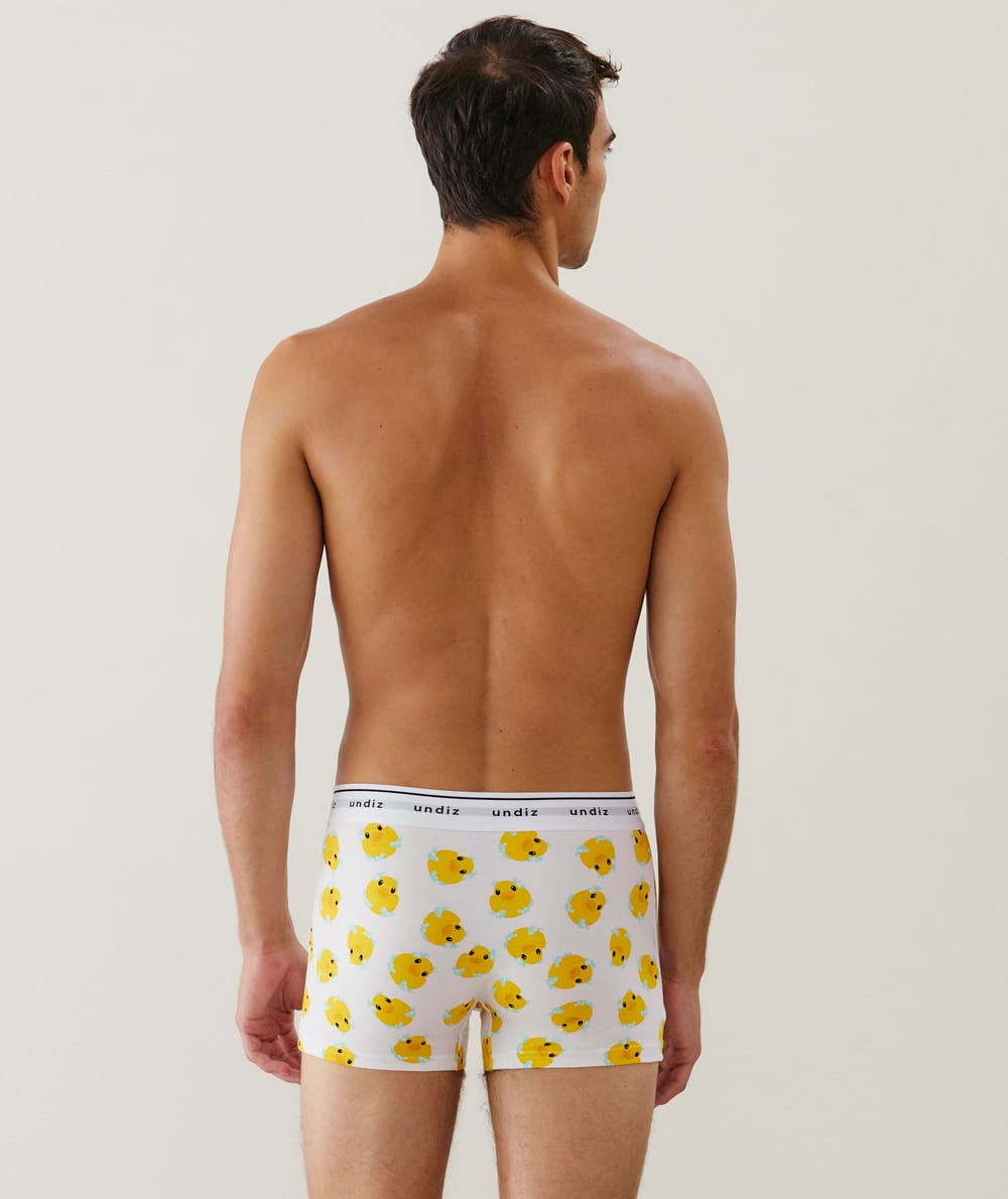 Duck print boxer shorts;