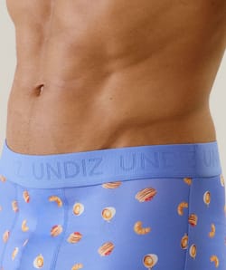 Boxer à motifs en coton;