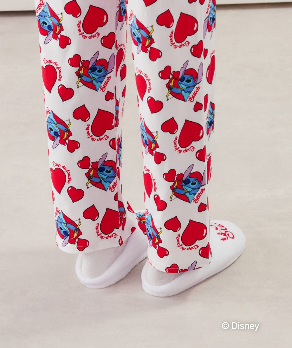 Chaussons en polaire Stitch;