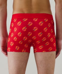 Boxer shorts with pattern;