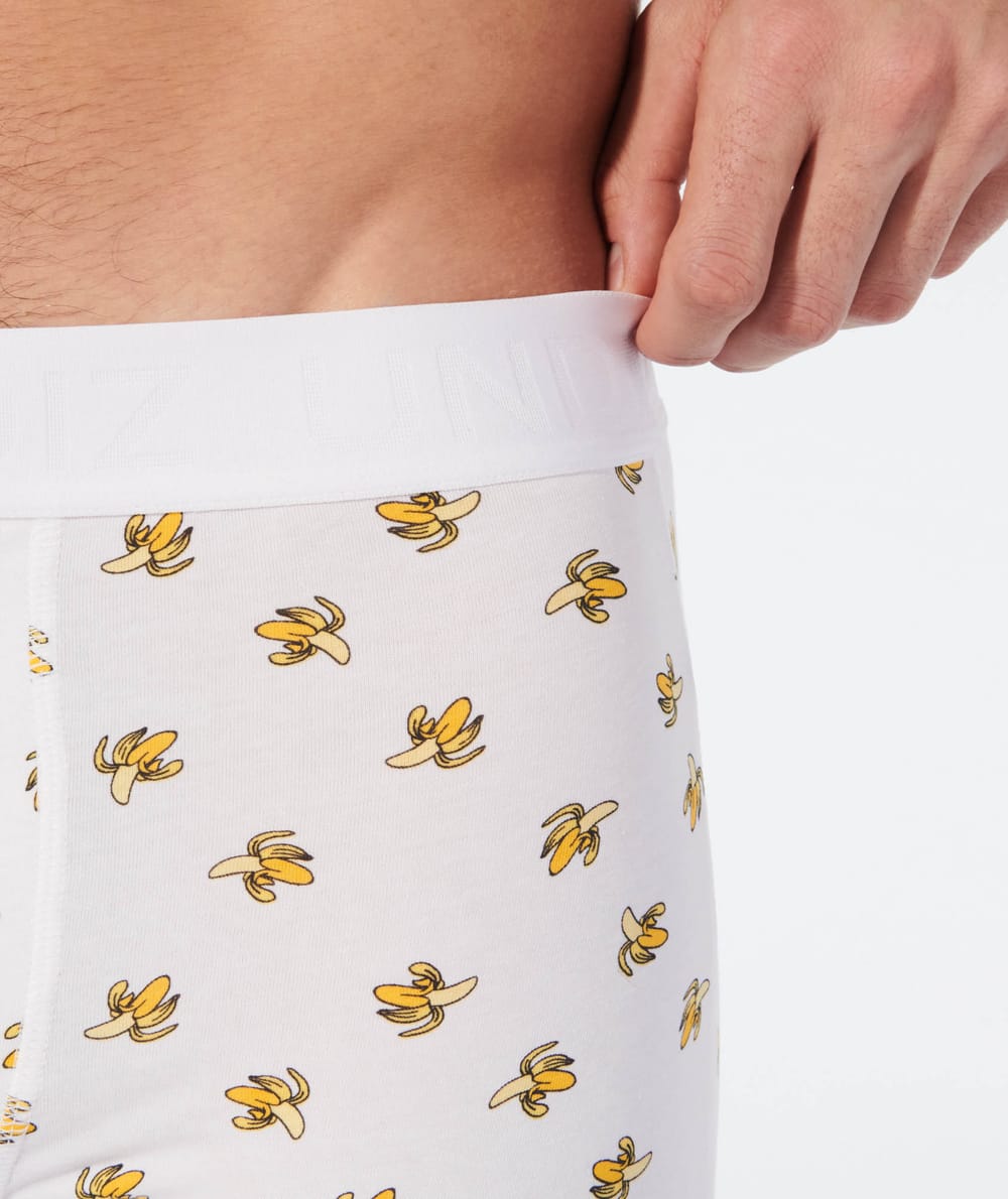 Banana-pattern boxer shorts;