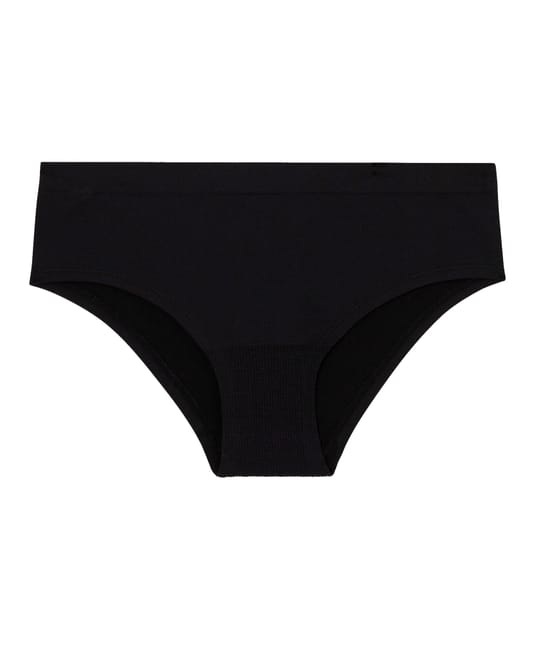 plain seamless shorty - black;