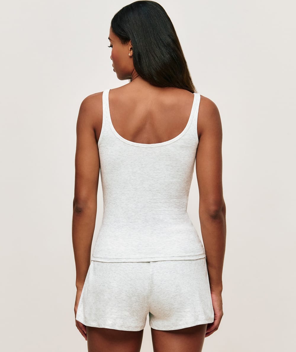 D&eacute;bardeur en jersey c&ocirc;tel&eacute;;