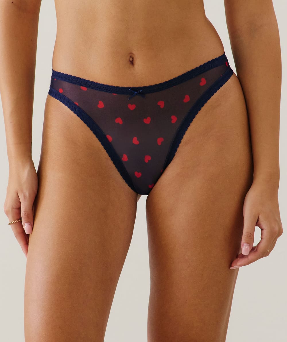 Mesh thong;