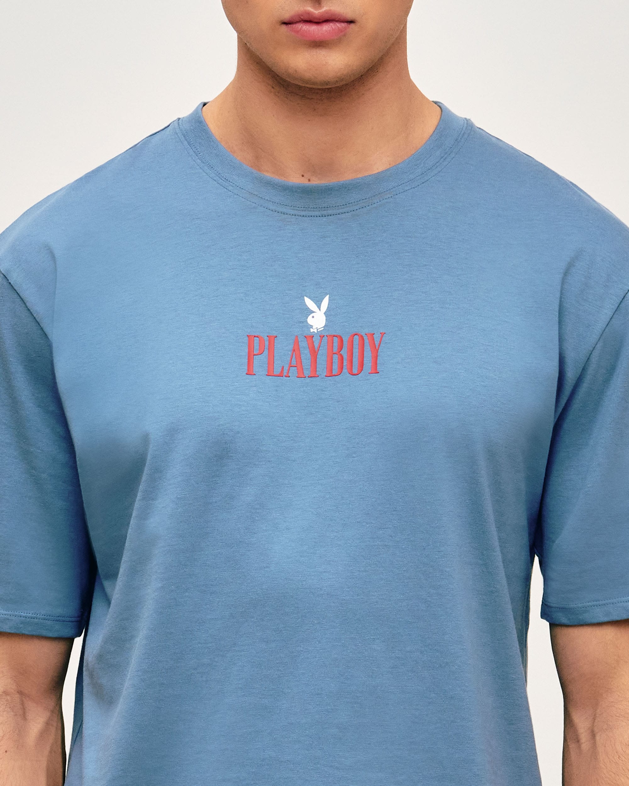 Playboy cotton T-shirt - blue - Undiz