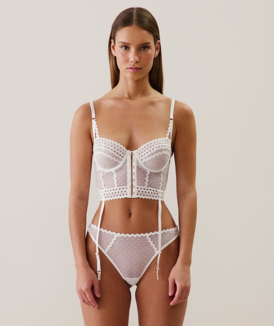 Guêpière en dentelle;