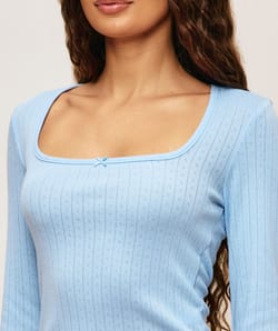 Top manches longues en jersey;