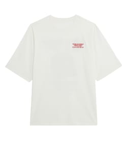 T-shirt oversize en coton avec broderie motifs et messages;