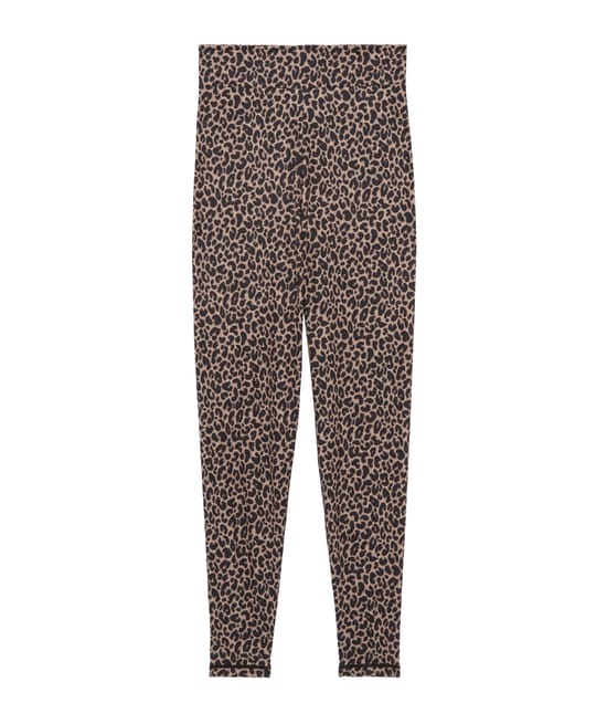Leopard print leggings;