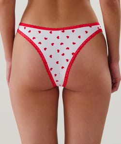 Patterned thong;