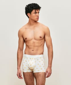 Boxer en coton motifs citrons;