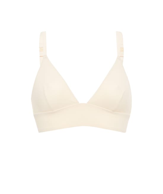 Soutien-gorge triangle en microfibre;