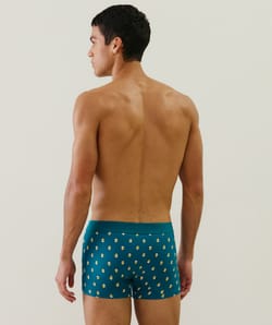 Boxer à motifs en coton;