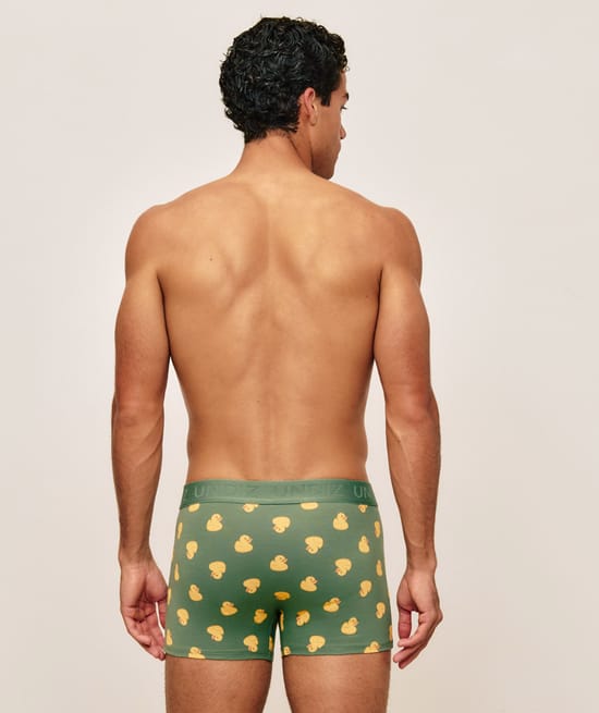 Printed cotton boxer ducks;