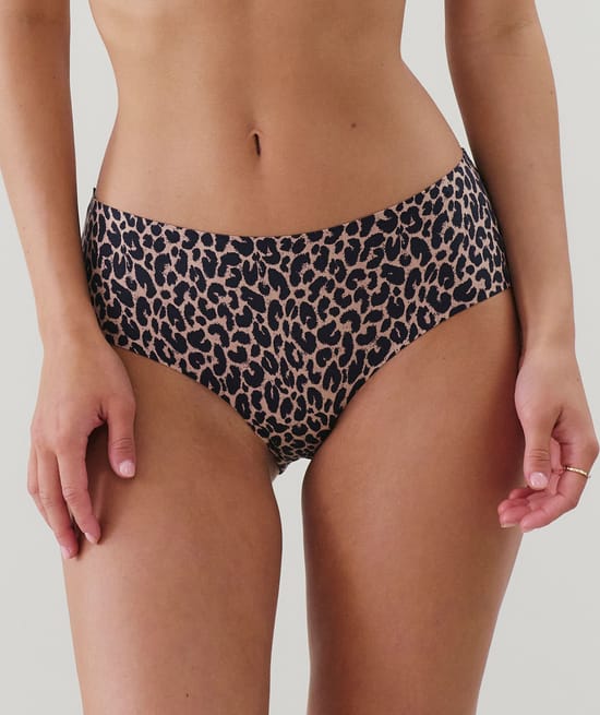 Shorty léopard en microfibre - SOFTIZ;