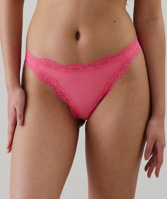 Cotton thong;