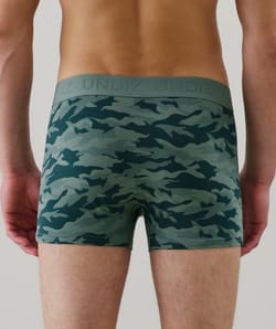 Military print boxer shorts;