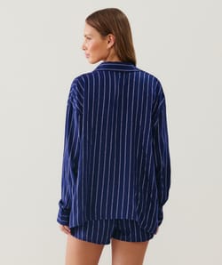 Camisa de franela a rayas;