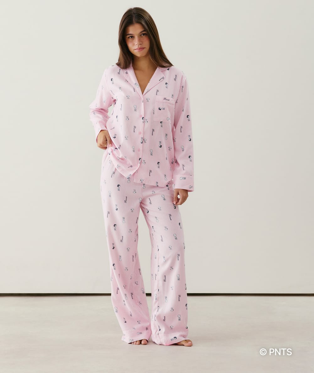 Camisa de franela Snoopy;