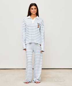 Winnie the Pooh striped jersey pants;