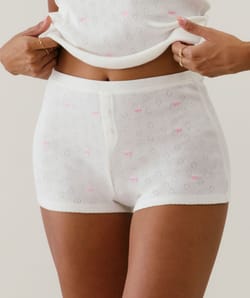 Short de punto calado;